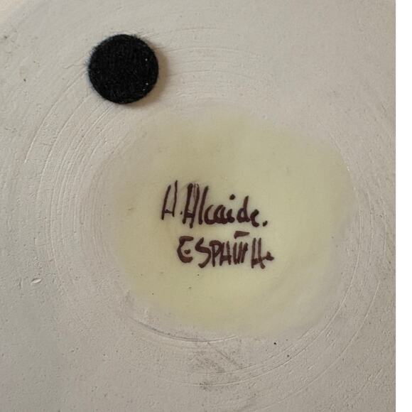 Hand Painted Cheese/Butter Keeper Signed - Picture 7 of 7